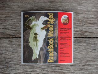 Pivní etiketa - RauchBock Wood Aged
