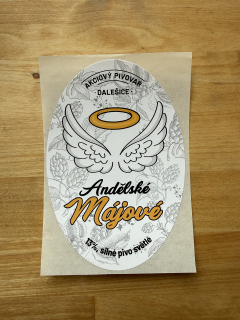 Pivní etiketa - Andělské Májové